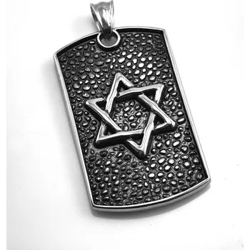 Souprava šperků RiverSperky. Přívěsek z chirurgické oceli, Hexagram No. 05. OCPRIV220159