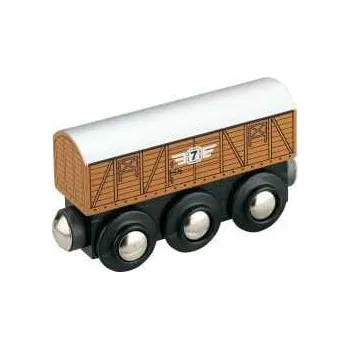 Vláček a vláčkodráha Maxim Dřevěný nákladní vagón