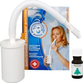 Frolovův dýchací trenažér + Jedlový olej 10 ml Inhalátor Frolovův dýchací trenažér + Jedlový olej 10 ml