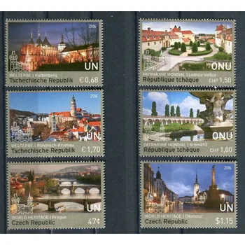 Poštovní známka (2016) OSN ** - série 2016 Světové dědictví - Česká republika
