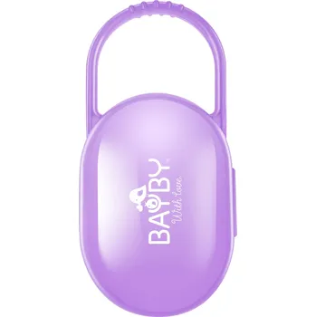 BAYBY BBA pouzdro na dudlík fialové pouzdro na dudlík BAYBY BBA pouzdro na dudlík fialové