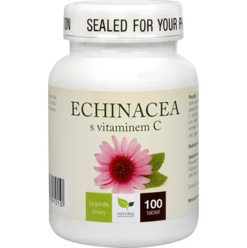 Přírodní produkt Natural Medicaments Echinacea s vitamínem C 100 tbl.