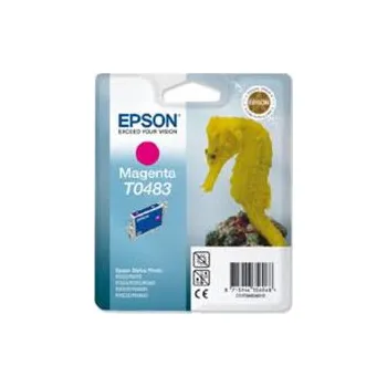 Epson purpurový (magenta) inkoust, T048340, objem tiskové náplně 13ml, pro barevnou inkoustovou tiskárnu / kopírku Epson Stylus Photo R200