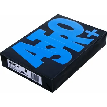 Papír pro tiskárny Bílý papír ASTRO+ A4, 80gsm, 5x500 listů