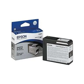 Počítačové příslušenství Epson foto černý (photo black) inkoust, T580100, objem tiskové náplně 80ml, pro barevnou inkoustovou tiskárnu / kopírku Epson Stylus Pro 3800