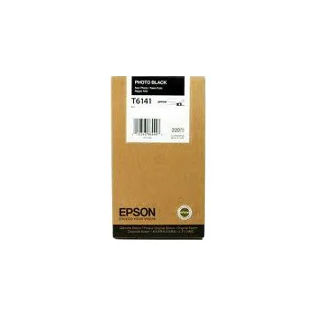 Počítačové příslušenství Epson foto černý (photo black) inkoust, T614100, objem tiskové náplně 220ml, pro barevnou inkoustovou tiskárnu / kopírku Epson Stylus Pro 4400/4450
