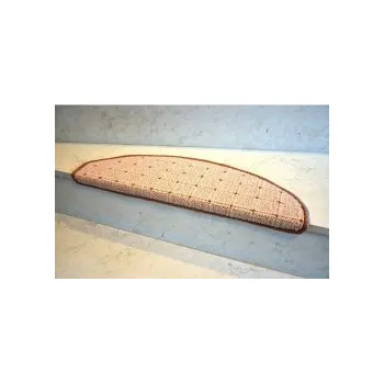 Nášlap na schod Nášlapy na schody Udinese béžové půlkruh 24 x 65 cm