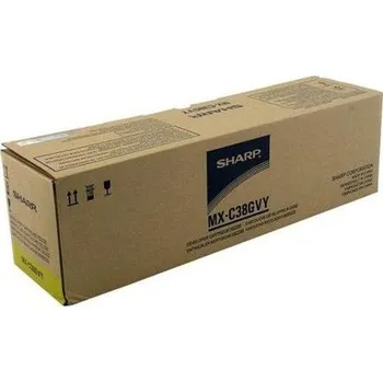 Sharp žlutý (yellow) developer, MX-C38GVY, 30000 stran při 5% pokrytí, pro Sharp MX C310