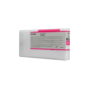 Epson purpurový (magenta) inkoust, T653300, objem tiskové náplně 200ml, pro barevnou inkoustovou tiskárnu / kopírku Epson Stylus Pro 4900
