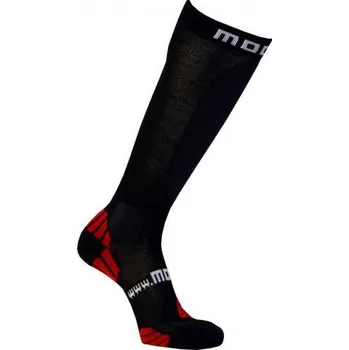 Pánské ponožky MOOSE podkolenky SLALOM černá - velikost S (38/39)