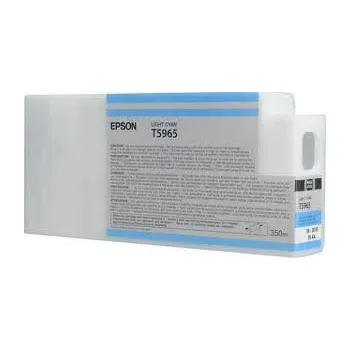 Počítačové příslušenství Epson světle azurový (light cyan) inkoust, T596500, objem tiskové náplně 350ml, pro barevnou inkoustovou tiskárnu / kopírku Epson Stylus Pro 7900/9900