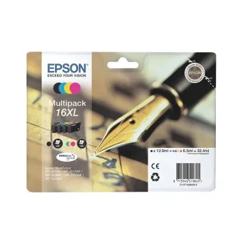 Epson sada inkoustů (CMYK), T163640, objem tiskové náplně 3x6,5ml (CMY), 12,9ml (K), pro barevnou inkoustovou tiskárnu Epson WorkForce WF 2010W/2510WF/2530WF/2540WF