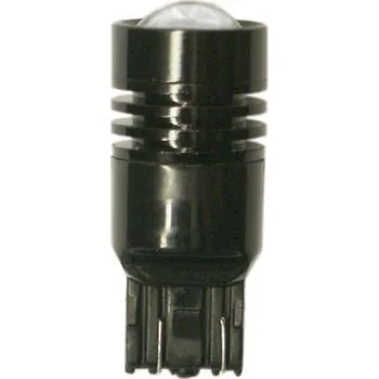 Autožárovka LED žárovka 12V-24V 21/5W W3x16q s čočkou