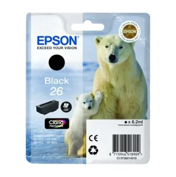 Epson černý (black) inkoust, T260140, objem tiskové náplně 6,2ml, pro barevnou inkoustovou tiskárnu Epson Expression Premium XP 510/600/700/800