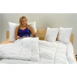 Přikrývka Luxus Plus celoroční 1580 g 240 x 220 cm bílá , prošívaná dvojdeka