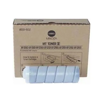 Minolta černý (black) toner, EP 2120, 8931-602, 6000 stran při 5% pokrytí, pro Minolta EP 2120