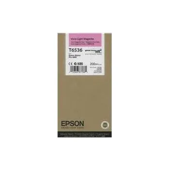Epson světle purpurová (light mag.) inkoust, T653600, objem tiskové náplně 200ml, pro barevnou inkoustovou tiskárnu / kopírku Epson Stylus Pro 4900