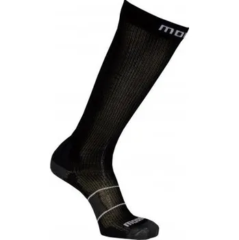 Pánské ponožky MOOSE kompresní podkolenky COMPRESS ONE černá - velikost XL (44/45)