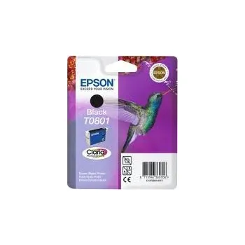 Epson černý (black) inkoust, T080140, objem tiskové náplně 7,4ml, pro barevnou inkoustovou tiskárnu / kopírku Epson Stylus Photo R265/R285