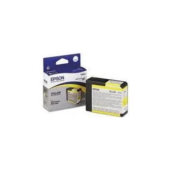 Epson žlutý (yellow) inkoust, T580400, objem tiskové náplně 80ml, pro barevnou inkoustovou tiskárnu / kopírku Epson Stylus Pro 3800