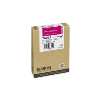 Epson purpurový (magenta) inkoust, T605B00, objem tiskové náplně 110ml, pro barevnou inkoustovou tiskárnu / kopírku Epson Stylus Pro 4800