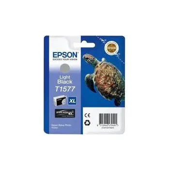 Epson světle černý (light black) inkoust, T157740, objem tiskové náplně 29,5ml, pro barevnou inkoustovou tiskárnu / kopírku Epson Stylus Photo R3000