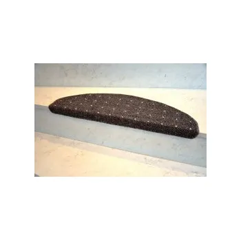 Nášlap na schod Nášlap na schody Udinese hnědý půlkruh 24 x 65 cm