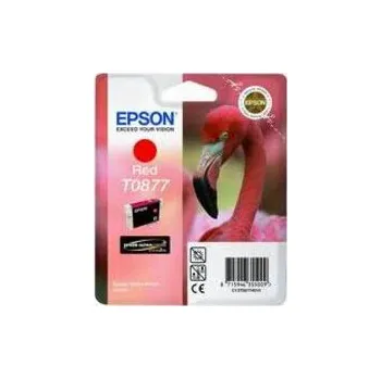 Epson purpurový (magenta) inkoust, T087340, objem tiskové náplně 11,4ml, pro barevnou inkoustovou tiskárnu / kopírku Epson Stylus Photo R1900