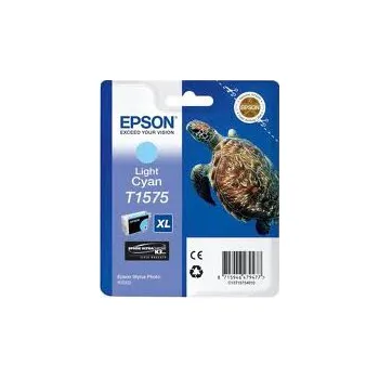 Epson světle azurová (light cyan) inkoust, T157540, objem tiskové náplně 29,5ml, pro barevnou inkoustovou tiskárnu / kopírku Epson Stylus Photo R3000