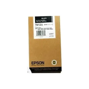 Počítačové příslušenství Epson foto černý (photo black) inkoust, T612100, objem tiskové náplně 220ml, pro barevnou inkoustovou tiskárnu / kopírku Epson Stylus Pro 7400/7450