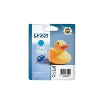 Epson azurový (cyan) inkoust, T055240, objem tiskové náplně 8ml, pro barevnou inkoustovou tiskárnu / kopírku Epson Stylus Photo R240/R245