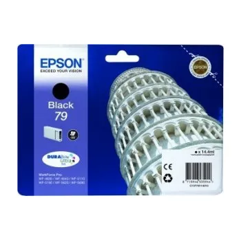 Epson černý (black) inkoust, T791140, objem tiskové náplně 14,4ml, pro barevnou inkoustovou tiskárnu Epson WorkForce Pro WF-4640 DTWF/5190 DW/5690 DWF