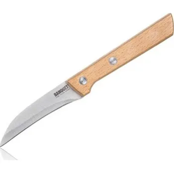 Kuchyňský nůž Banquet Brillante loupací nůž 7,5 cm přírodní