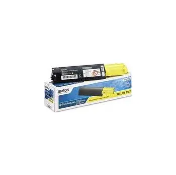Epson žlutý (yellow) toner, S050187, 4000 stran při 5% pokrytí, pro barevnou laserovou tiskárnu / kopírku Epson AcuLaser C1100/1100N