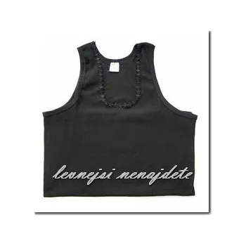 UNI Dámská bavlněná košilka černá Velikost: L