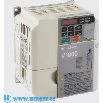 YASKAWA V1000, měnič frekvence 0.2kW, typ CIMR-VC4A0001BAA