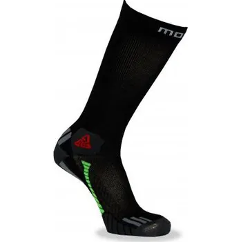 Pánské ponožky MOOSE kompresní podkolenky COMPRESS DRIVE černá - velikost S (38/39)