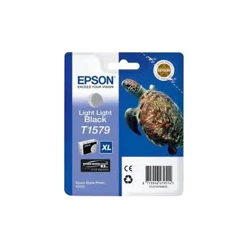 Epson světle černý (light light black) inkoust, T157940, objem tiskové náplně 29,5ml, pro barevnou inkoustovou tiskárnu / kopírku Epson Stylus Photo R3000