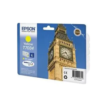 Epson žlutý (yellow) inkoust, T703440, 800 stran při 5% pokrytí, pro barevnou inkoustovou tiskárnu Epson WorkForce Pro WP-4015DN/WP-4025DW