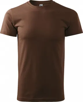 Pánské tričko Malfini Basic 129 čokoládové XXXL