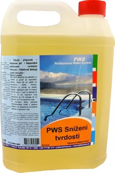 Bazénová chemie PWS snížení tvrdosti