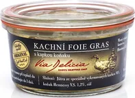 Via Delicia Kachní foie gras s kapkou koňaku 115 g