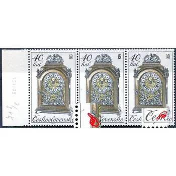 Poštovní známka Československo (1979) č. 2400 ** - DV 7 + 8 /2 - tečky u perf. + tečky pod "ES"