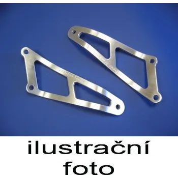 Výfuk pro motocykl R&G Racing Držák výfuku - Kawasaki ZX-6RR '03-'04 (B1H-B2H), stříbrný