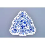 Český porcelán, a.s., Dubí Mísa salátová tříhranná 19,5 cm, cibulák, Český porcelán