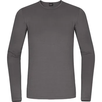 Pánské tričko CLASSIC bambusové tričko dlouhý rukáv Bambutik - MUŽ šedá XL