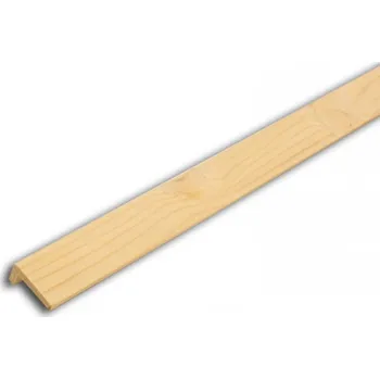 Rohová lišta č.152 - 15 mm x 30 mm, 1 oblá hrana " L", smrková, ŠL1530D