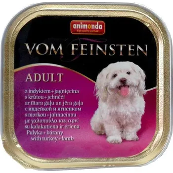 Krmivo pro psa Paštika Vom Feinsten Adult krůta+jehněčí 150g