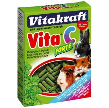 Krmivo pro hlodavce VITAKRAFT VITA-C-FORTE GRANULOVANÁ PETRŽEL 100G