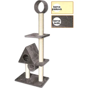 Škrabadlo Nabucco, 2 různé barvy, rozměry: 60 x 40 cm, výška 136 cm